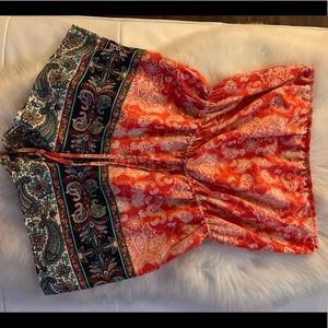 Patterned Romper SOLD